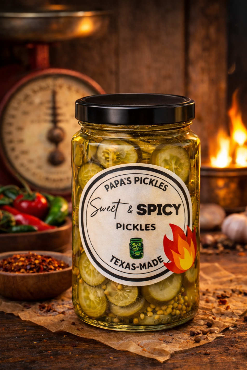 Sweet and Spicy Extra Hot Pickles